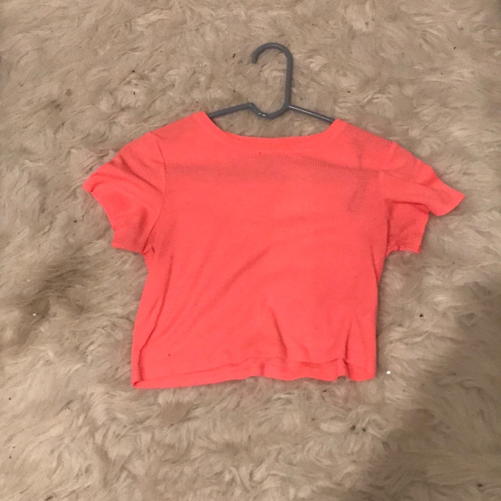 Pink crop top